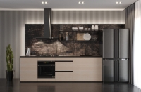 Столешница 8113/R Black Quartzite 4200x600x40 мм Slotex