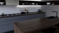 Столешница 7122/Nw Carpenter Oak dark 3050x650x12 мм Slotex