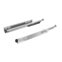 9256953 Направляющие полного выдвижения Quadro V6 YOU XS (10 кг) с демпфер Silent System, совместимость с механизмом push to open silent, 270 мм, левая и правая